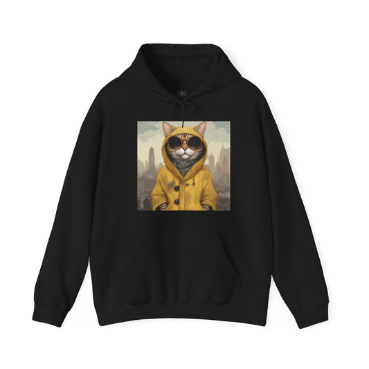 Unisex Heavy Blend™ Trendy Graphic Hoodie (cool kitty 2)